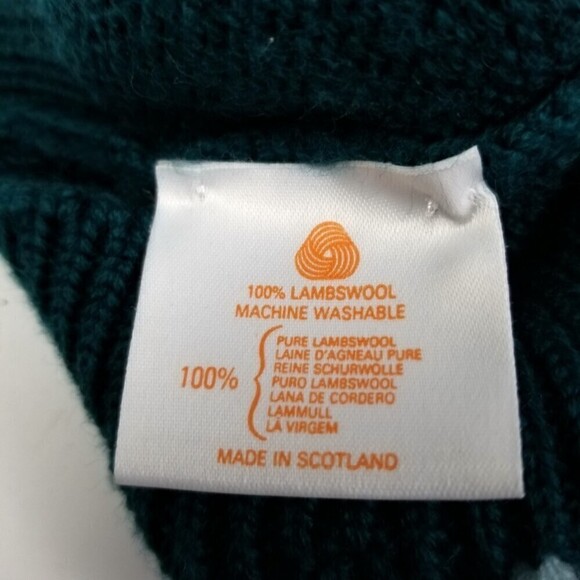 Pringle of Scotland Sports 100% Lambswool Knit Sweater Vintage Chain Link Crew - Picture 3 of 7